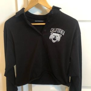 Brandy Melville Cropped Polo